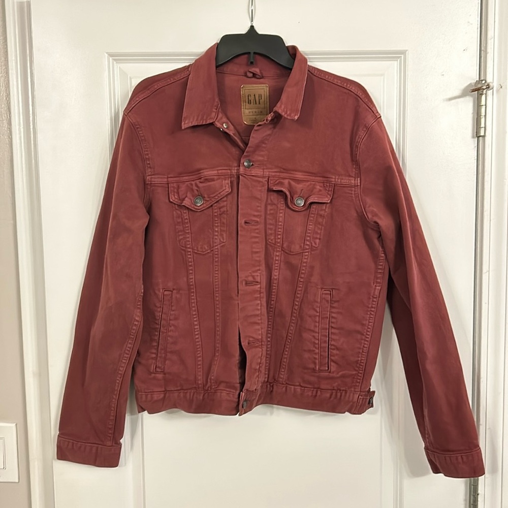 Gap Red Denim Jacket